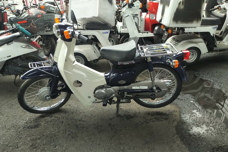 ATTENDU: Honda C50 NT Japonais, Bleu, 5504 km