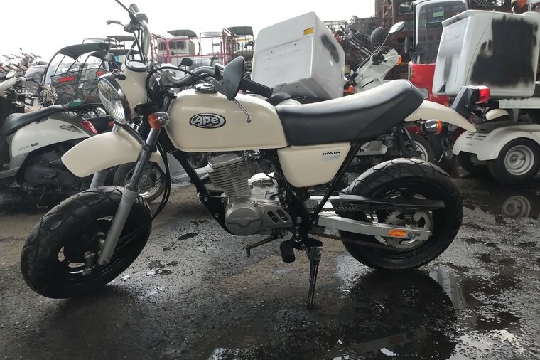 ATTENDU: Honda Ape 50, Japonais, Blanc, 7367 km