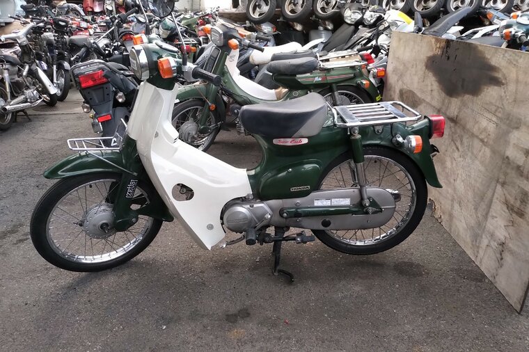 ATTENDU: Honda C50 NT, Japonais, Vert, 14507 km