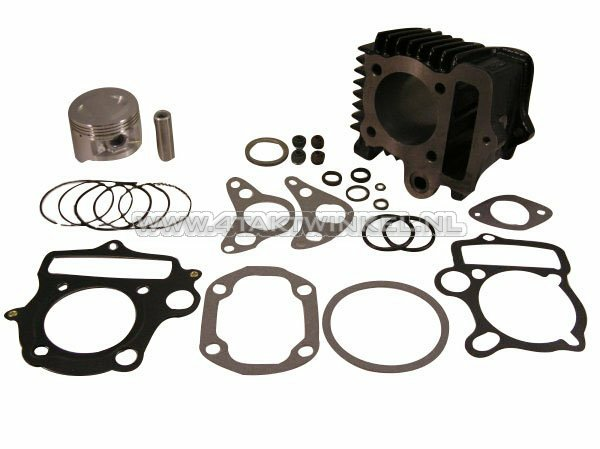 Kit de cylindre, avec piston et joint 85cc, culasse NT50, 49cc empreinte