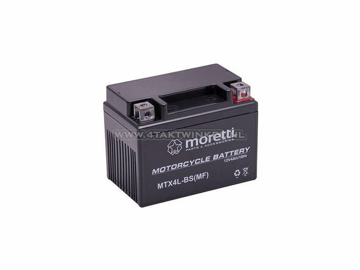 Batterie 12 volts 4 amp&egrave;res gel / AGM, MTX4L-BS