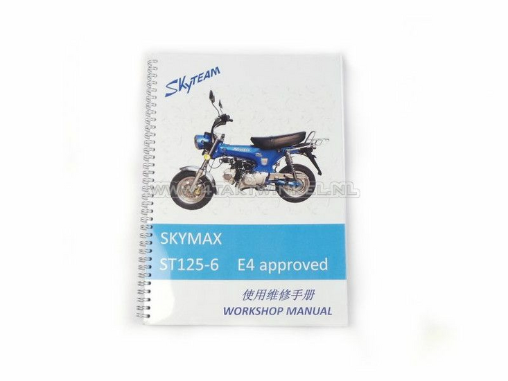 Manuel d&#039;atelier, Skyteam Dax, 125cc, euro4