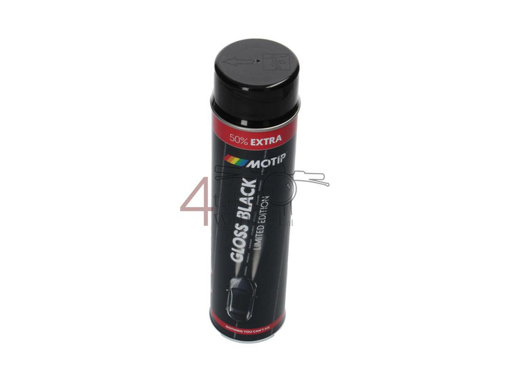 Peinture Motip noir brillant, 600 ml