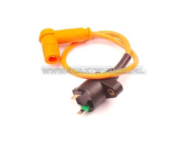 Bobine haute-tension d&#039;allumage universelle 12v CDI, orange