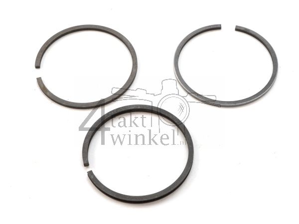 Segments de piston 50cc GB2, 39.25mm 1&egrave;re surdimensionn&eacute;e, d&#039;origine Honda