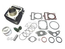 Kit de cylindre, avec piston &amp; injecteur, 70cc, Mash Euro5, noir