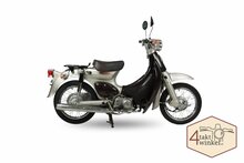 Honda C50 NT, Japonais, Silver, 6849 km