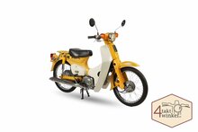 Honda C50 NT Japonais, Jaune, 4358 km,  Immatriculation n&eacute;erlandaise