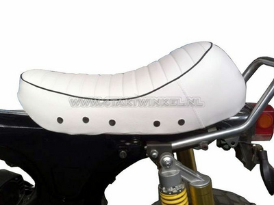 Selle, Dax, style café racer, 2,5 blanc