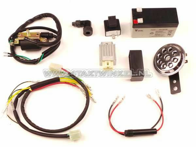 Kit de connexion CDI et 12 volts inclus pour conversion cyclomoteur 6 volts