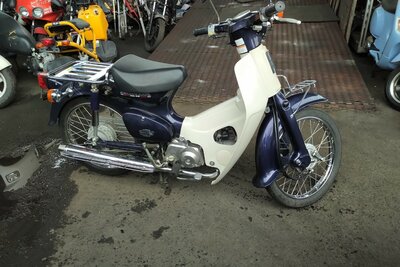 ATTENDU: Honda C50 NT Japonais, Bleu, 5504 km