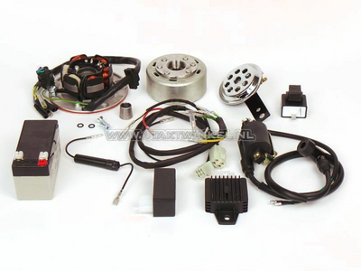 Kit de conversion d'allumage CDI et électricité 12 volts, volant léger, convient pour C50, Dax, Chaly, Monkey