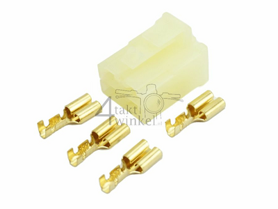 Cosse japonaise, cosse bloc 6,3mm 4 pôles, femelle, pour régulateur de tension