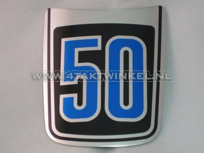 Sticker C50 OT front, schildje, origineel Honda