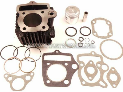 Kit de cylindre, avec piston et joint 70cc, culasse NT50 72cc empr. acier