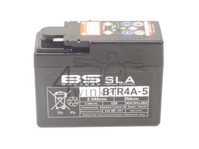 Batterie 12 volts 2,3 ampères, BTR4A-5, convient pour Benly, Monkey