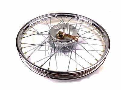 Roue complète, Roue avant, 17, avec support patins, convient pour SS50, CD50, CD50s Benly