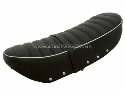 Selle, Dax, bas, coutures profondes, 2.5 noir