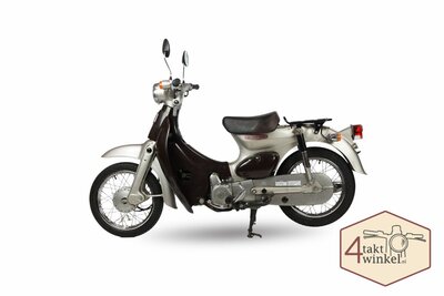 Honda C50 NT, Japonais, Silver, 6849 km