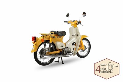 Honda C50 NT Japonais, Jaune, 4358 km,  Immatriculation néerlandaise