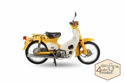 Honda C50 NT Japonais, Jaune, 4358 km,  Immatriculation néerlandaise