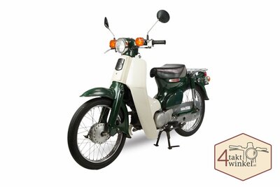 VENDU ! Honda C50 NT, Japonais, Vert, 4442 km, Immatriculation néerlandaise