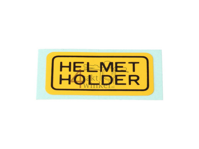 Autocollant Helmet Holder, d'origine Honda