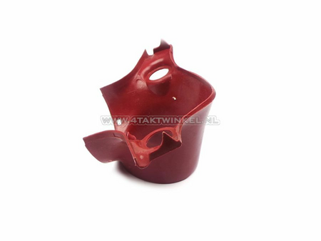 Couvercle inferieur de fourche C50 OT rouge bordeaux, d'origine Honda